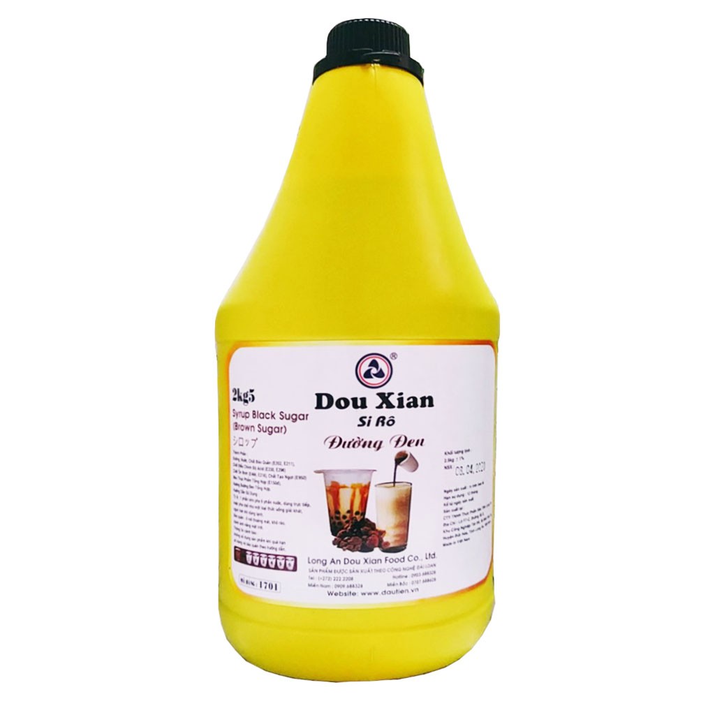 Siro Douxian bình 2.5kg - ĐƯỜNG ĐEN