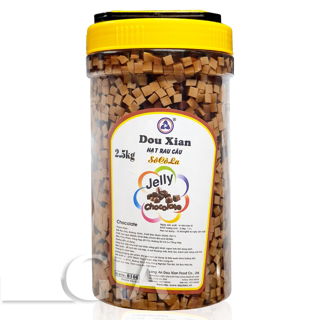 Hạt rau câu Douxian hộp 2.5kg - SOCOLA