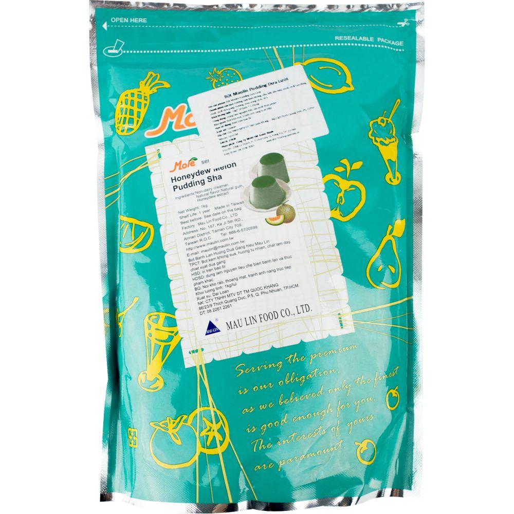 Bột pudding Đài Loan Mole gói 1kg - DƯA LƯỚI