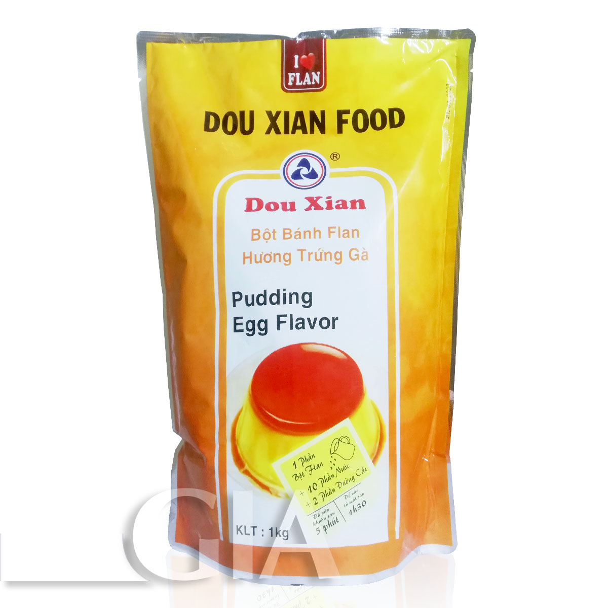 Bột Pudding Douxian gói 1kg - TRỨNG