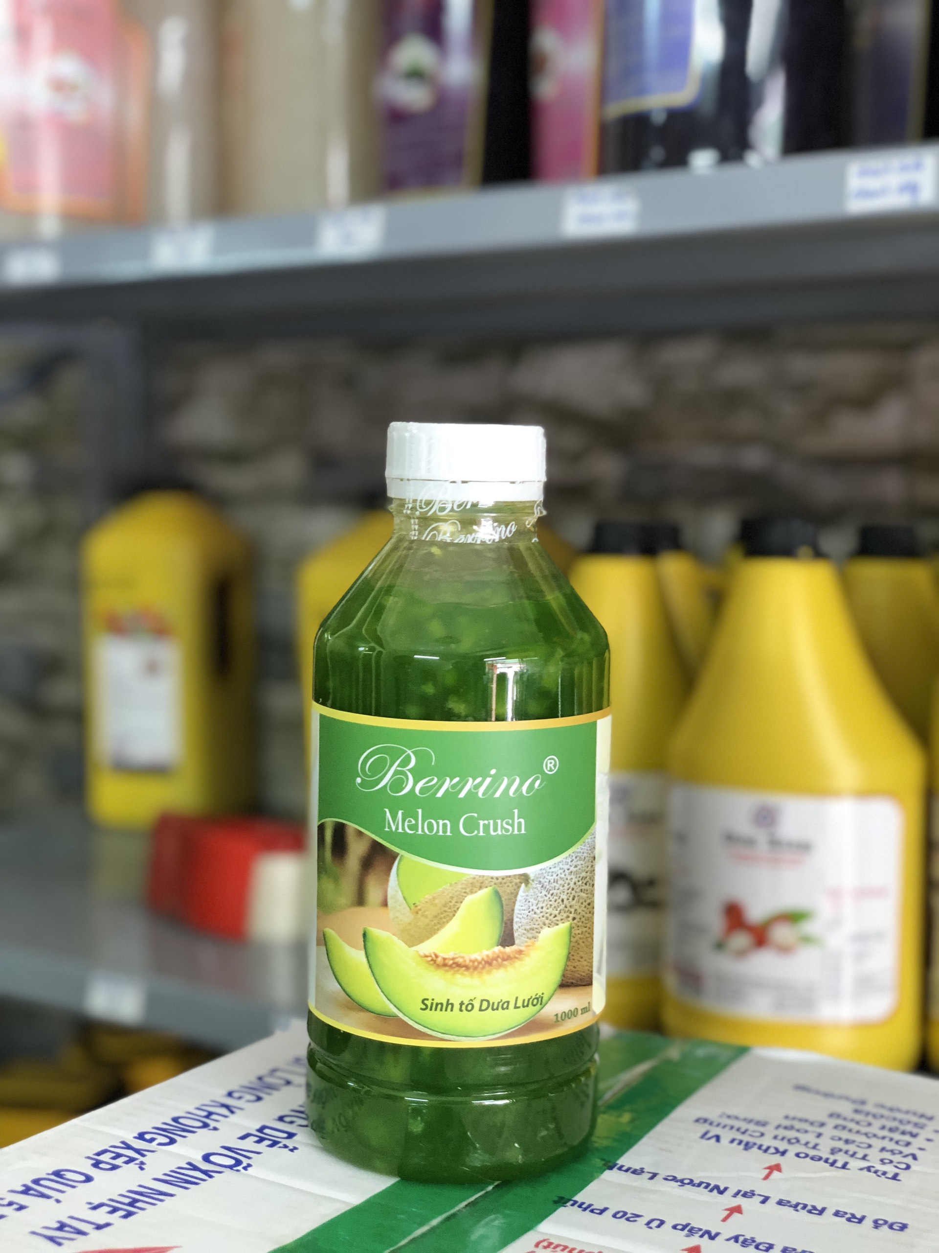 Sinh tố Berrino chai 1L - ĐÀO