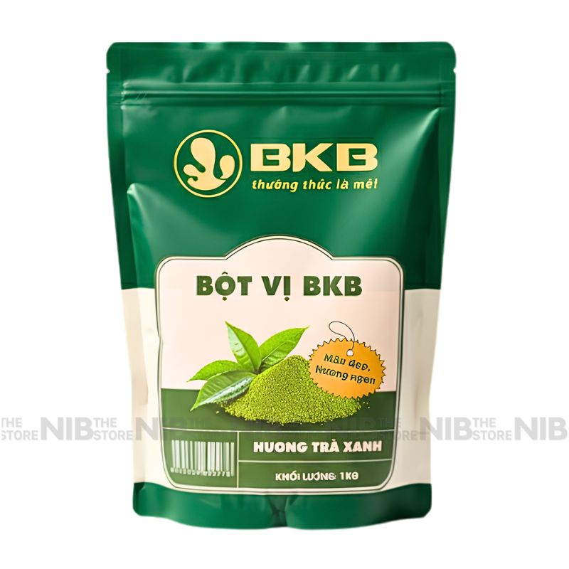 Bột vị pha trà sữa BKB gói 1kg - TRÀ XANH