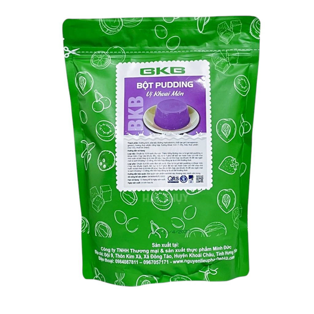 Bột pudding BKB gói 1kg - KHOAI MÔN