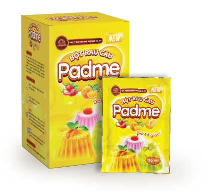 Bột rau câu Padme hộp 10 gói x 12g