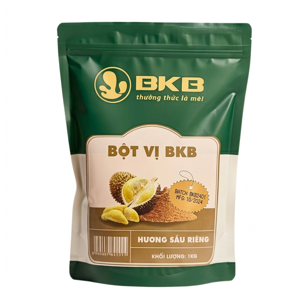 Bột vị pha trà sữa BKB gói 1kg - SẦU RIÊNG