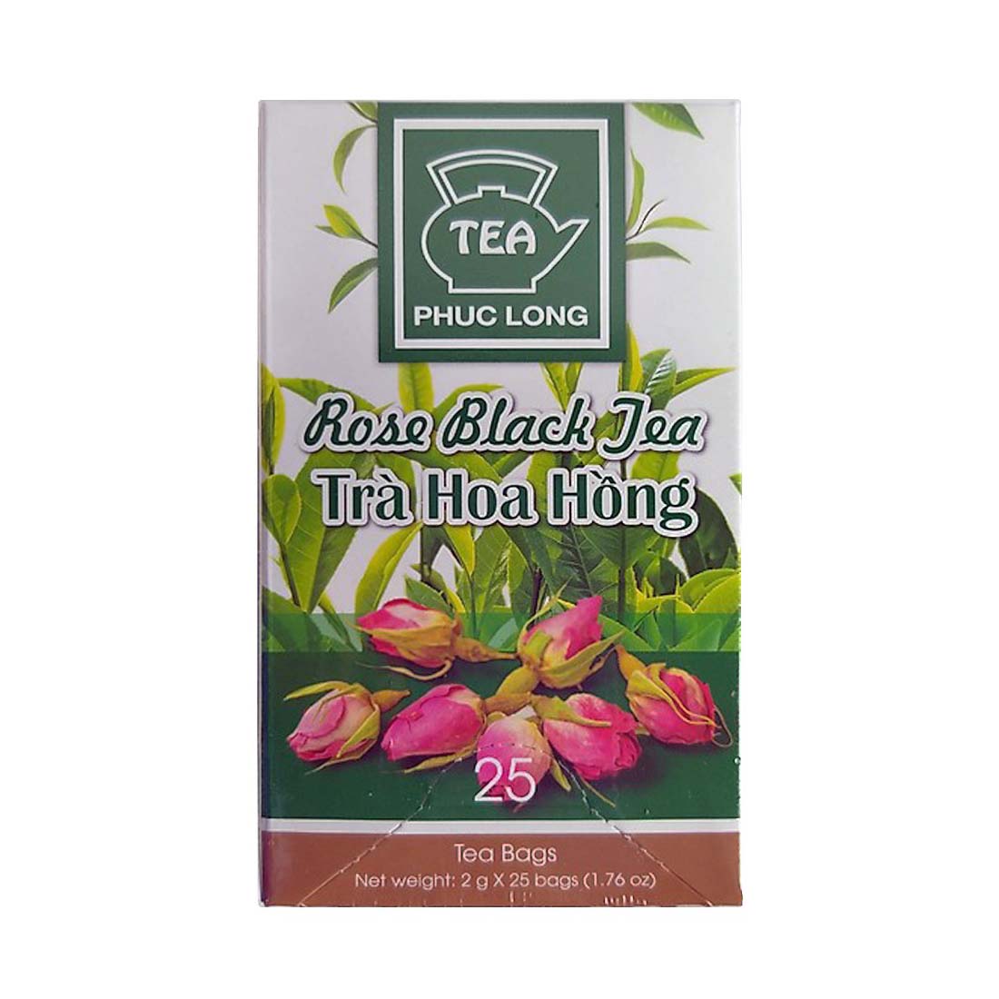 Trà túi lọc Phúc Long Hộp 50g - HOA HỒNG