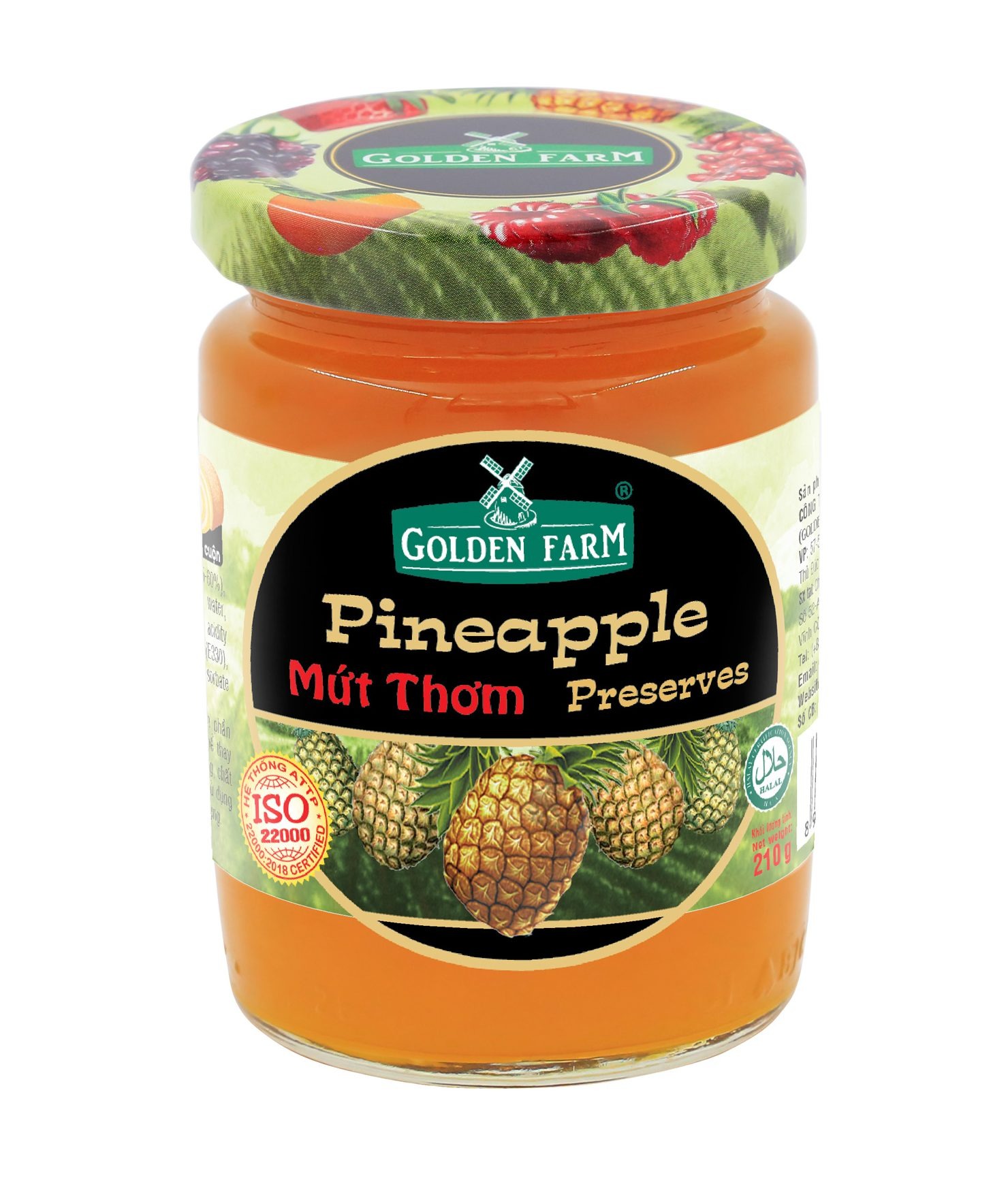 Mứt Golden Farm - THƠM 210G