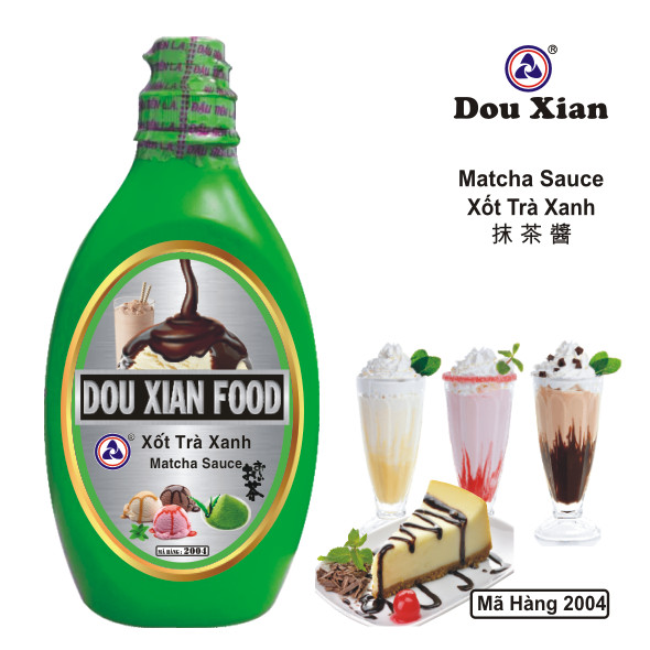 Sốt Douxian chai 500g - TRÀ XANH