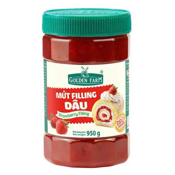 Mứt Filling Golden Farm hủ 950g - DÂU