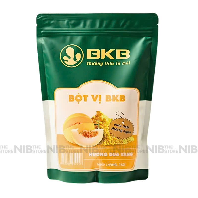 Bột vị pha trà sữa BKB gói 1kg - DƯA VÀNG