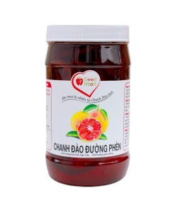Chanh đào đường phèn Good Heart hộp 1kg