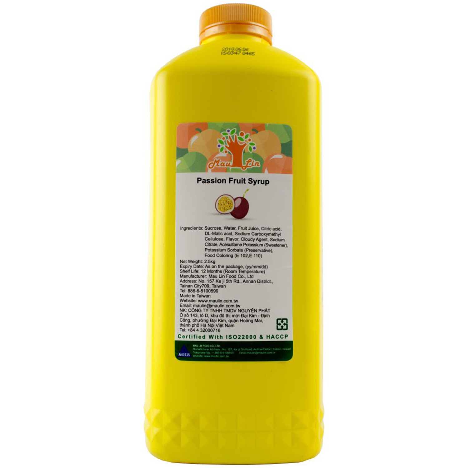 Siro Maulin chai 2.5kg - CHANH DÂY