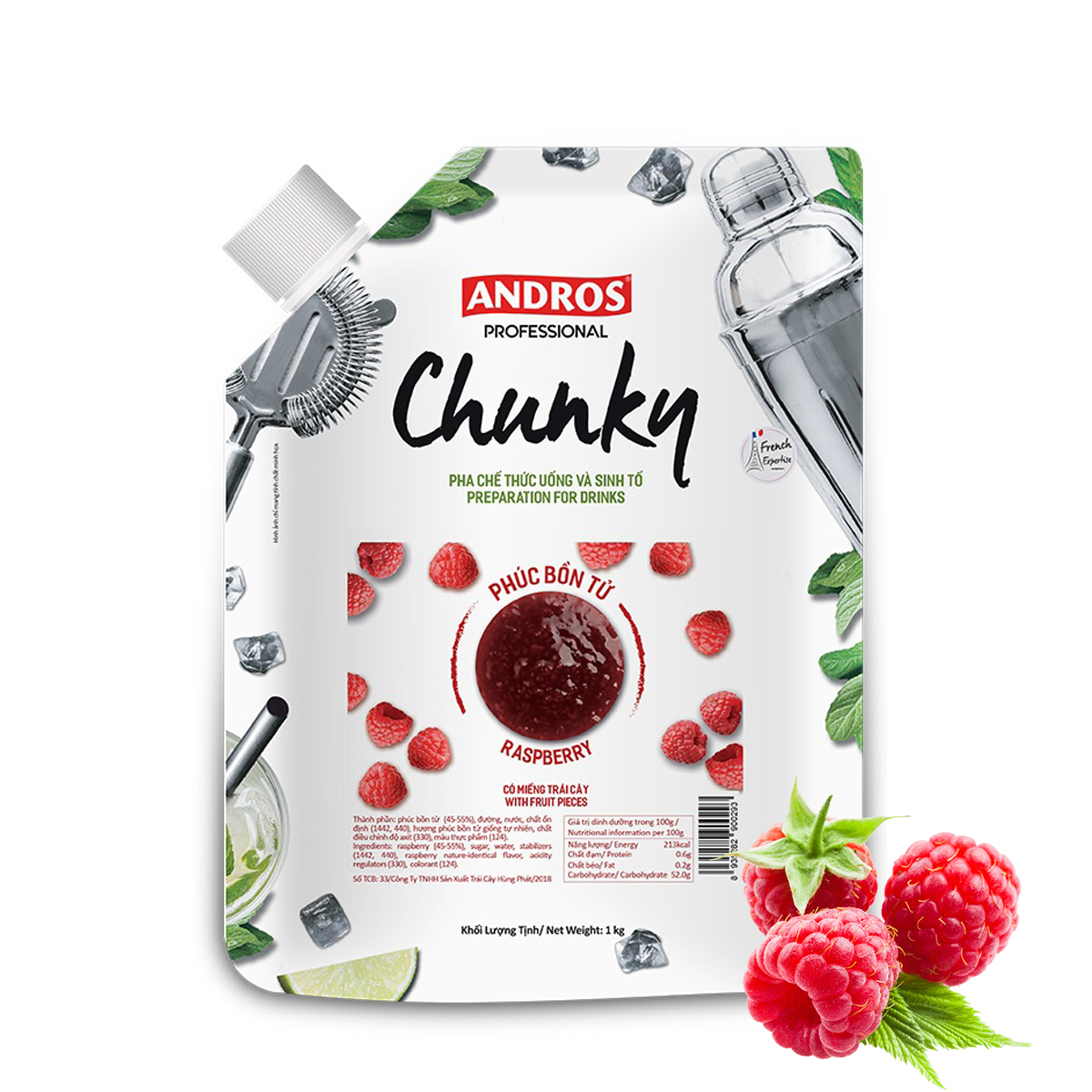 Mứt Chunky gói 1kg - PHÚC BỒN TỬ