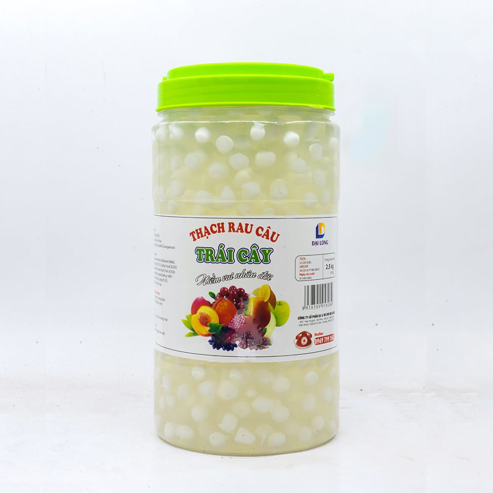 Thạch 3D Đại Long hộp 2.5kg - DỪA