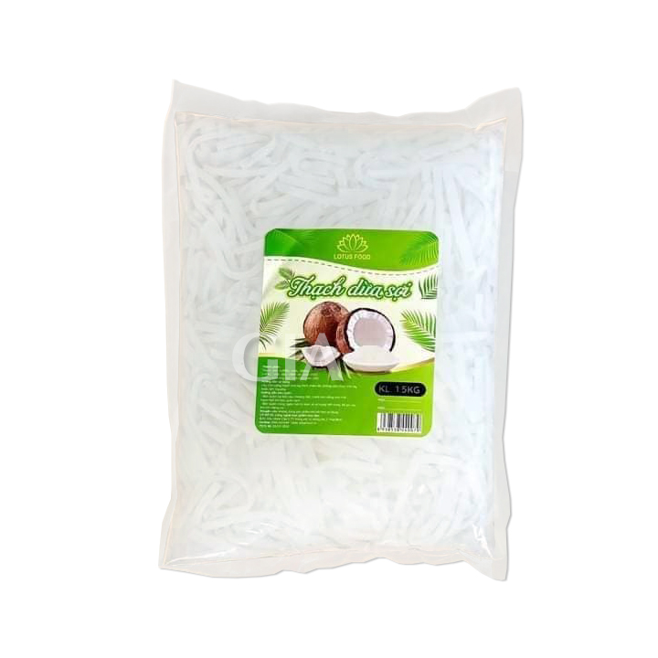 Thạch dừa Lotus gói 1.5kg - DẠNG SỢI