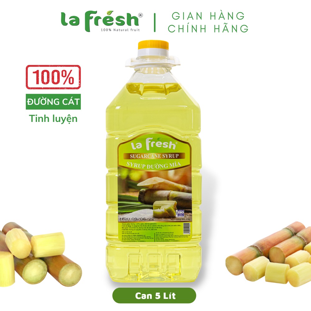 Nước đường La Fresh can 5L