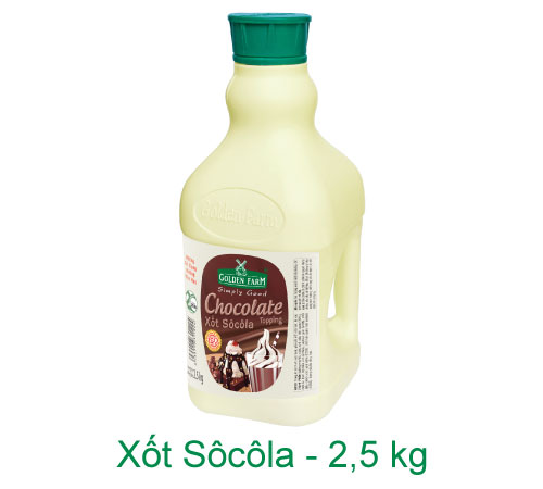 Sốt Golden Farm chai 2,5kg - CARAMEL