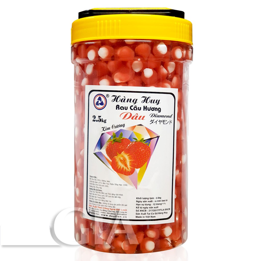 Thạch kim cương Douxian hộp 2.5kg - DÂU