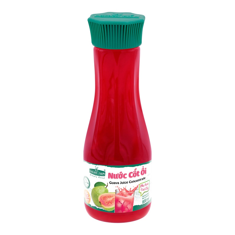 Nước cốt Golden farm chai 800ml - DÂU
