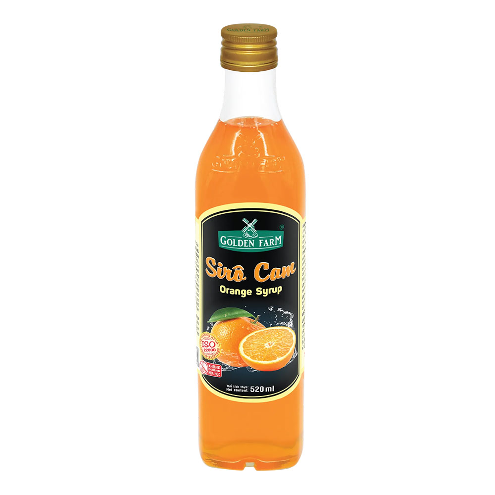 (KM) Siro Golden Farm chai 520ml - CAM - giảm 2.000/chai đến ngày 15/10