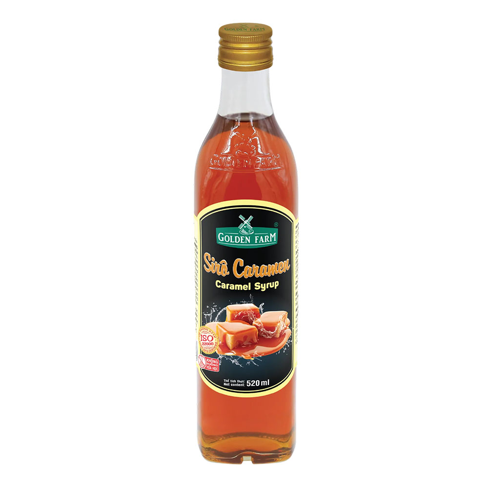 (KM) Siro Golden Farm chai 520ml - CARAMEL - giảm 2.000/chai đến ngày 15/10