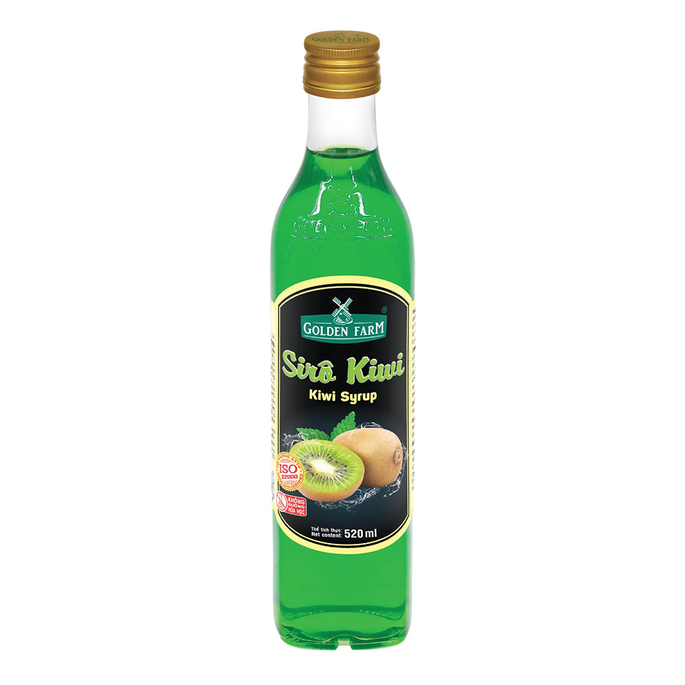 (KM) Siro Golden Farm chai 520ml - KIWI - giảm 2.000/chai đến ngày 15/10