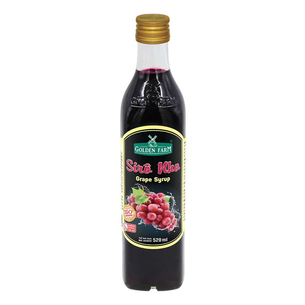 (KM) Siro Golden Farm chai 520ml - NHO - giảm 2.000/chai đến ngày 15/10