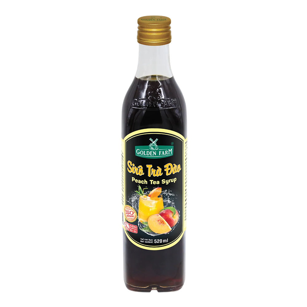 (KM) Siro Golden Farm chai 520ml - TRÀ ĐÀO - giảm 2.000/chai đến ngày 15/10