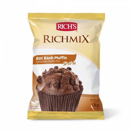 Bột Muffin Chocolate Richmix gói 1kg