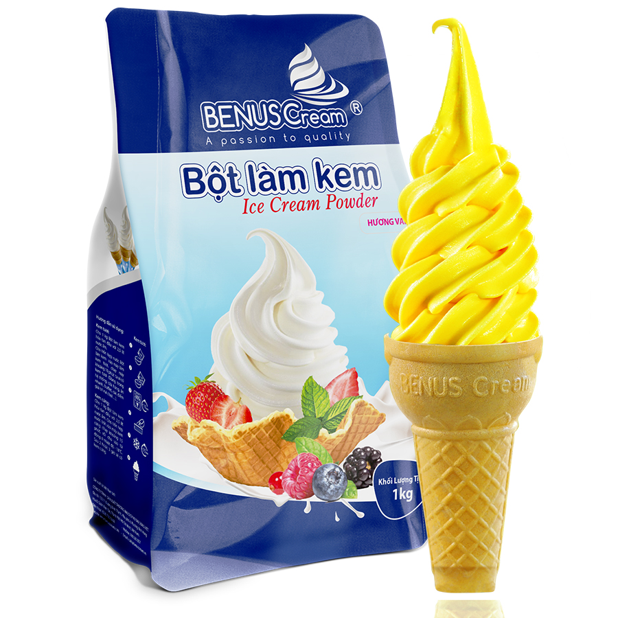 Bột làm kem Benus gói 1kg - CHANH DÂY