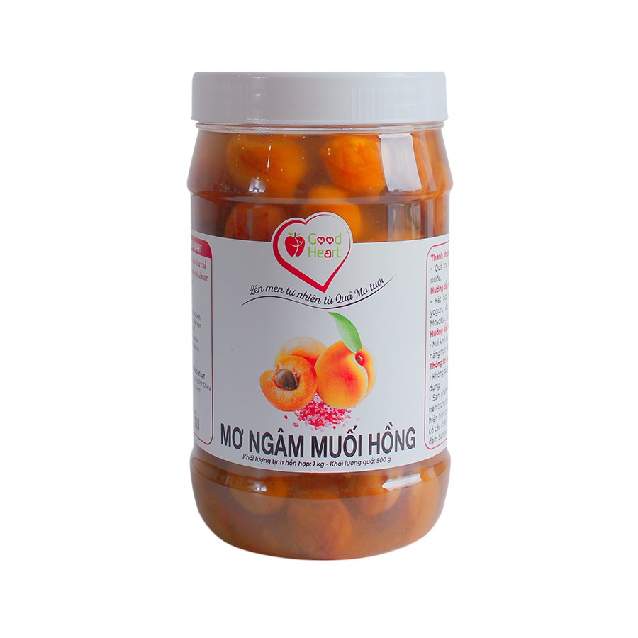 Mơ ngâm muối Good Heart hộp 1kg