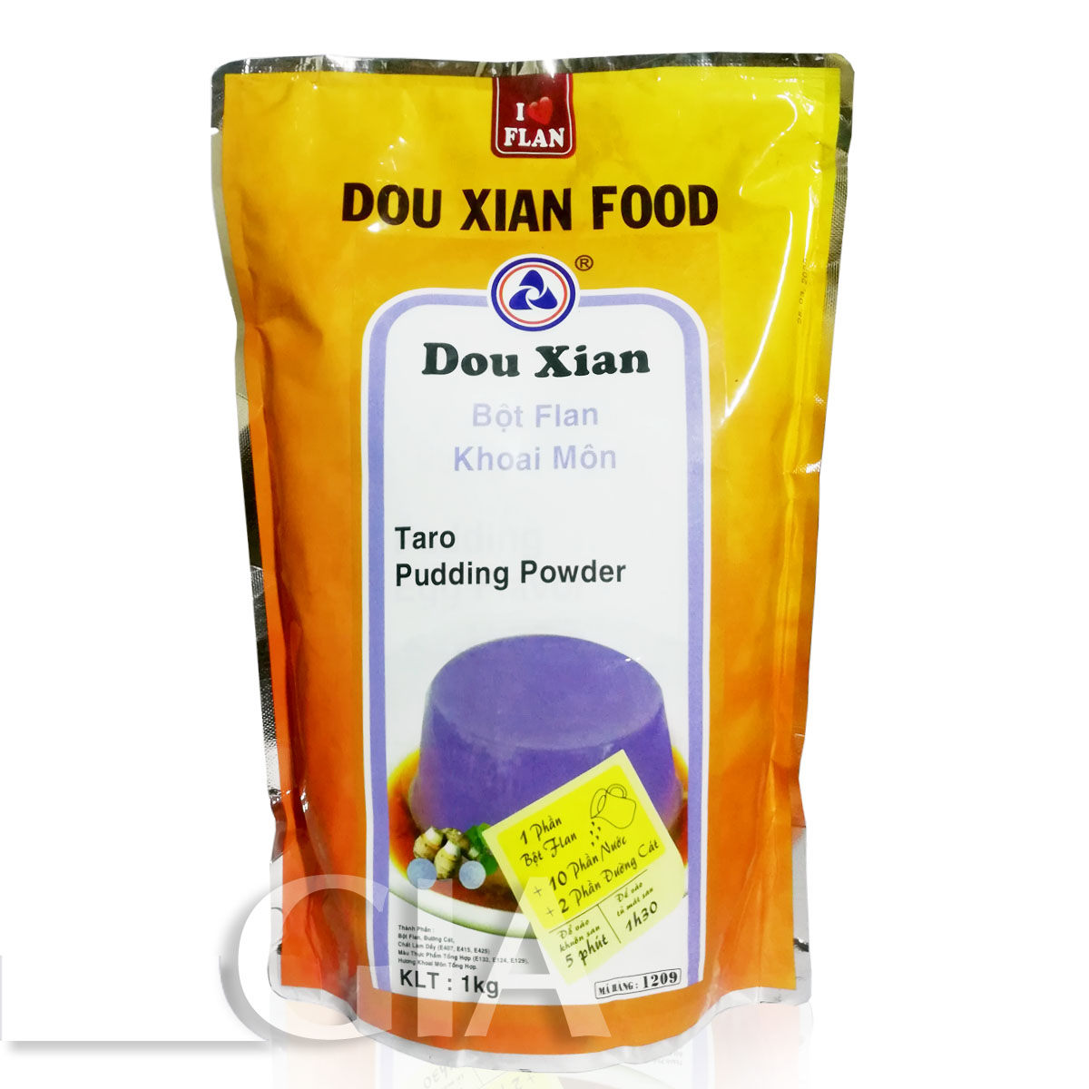 Bột Pudding Douxian gói 1kg - TRỨNG