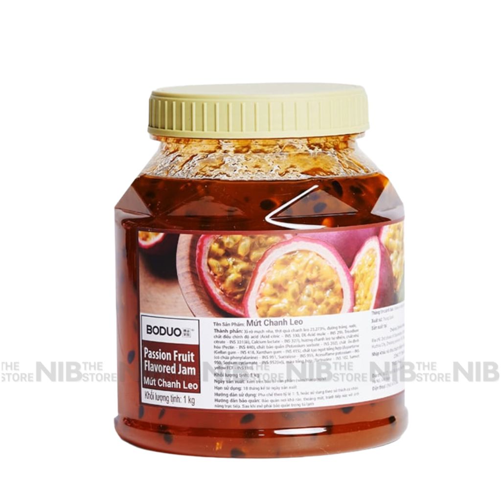 Mứt Boduo hộp 1kg (hộp trong) - CHANH DÂY