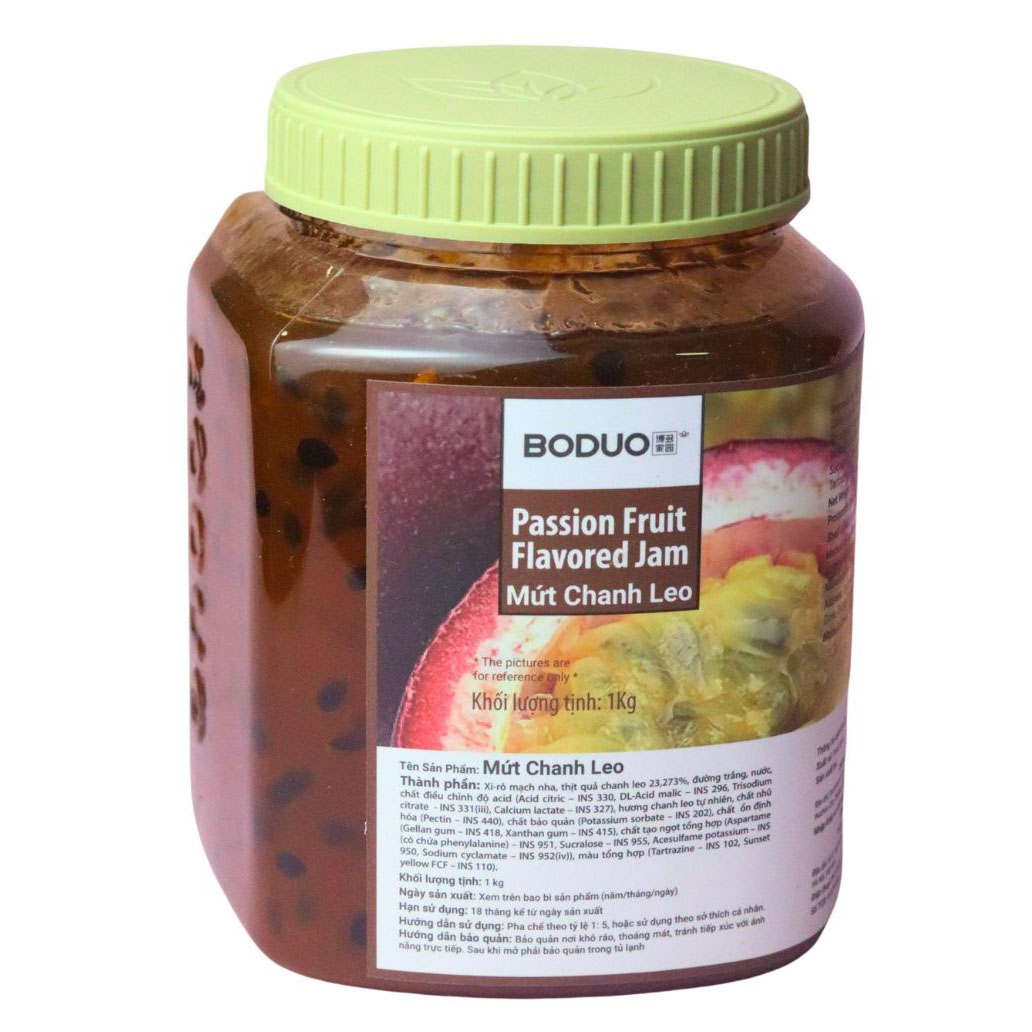 Mứt Boduo hộp 1kg (hộp trong) - CHANH DÂY