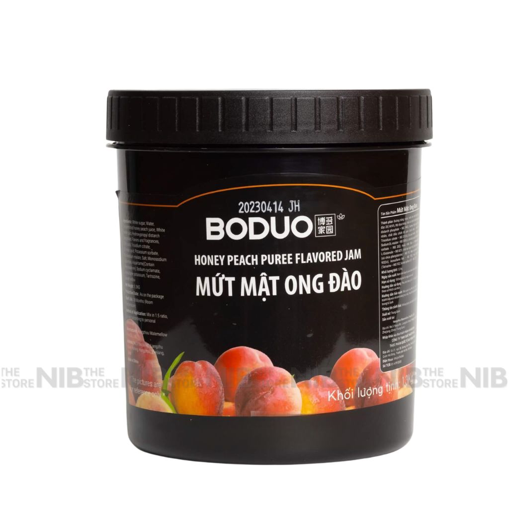 Mứt Boduo 1.3kg (hộp đen) - ĐÀO MẬT ONG