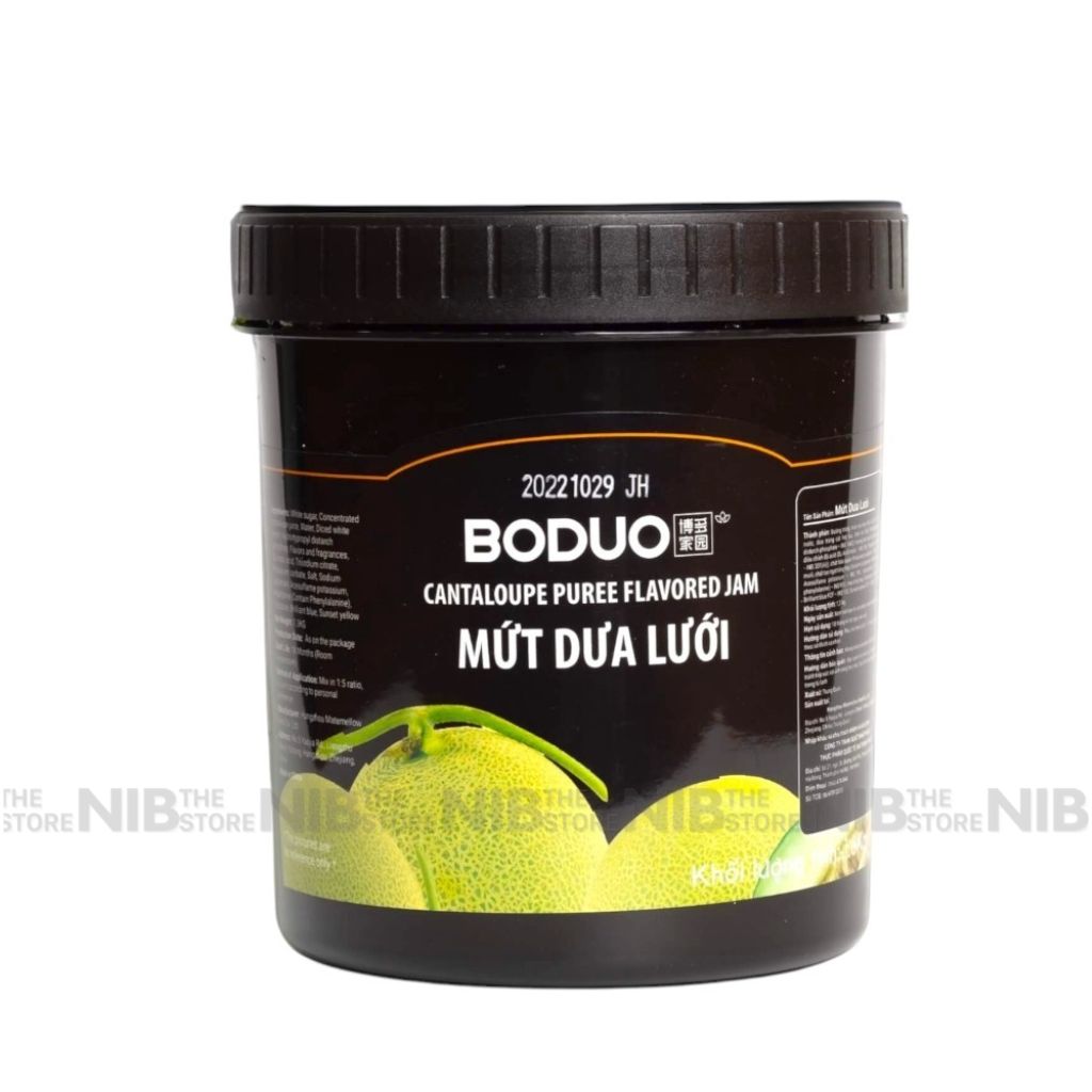 Mứt Boduo 1.3kg (hộp đen) - DƯA LƯỚI