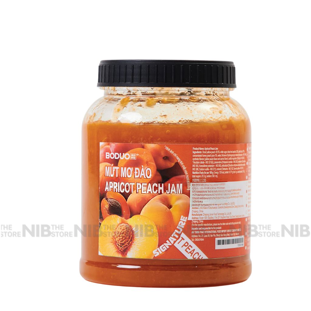 Mứt Boduo Signature hộp 900g - MƠ MÁ ĐÀO
