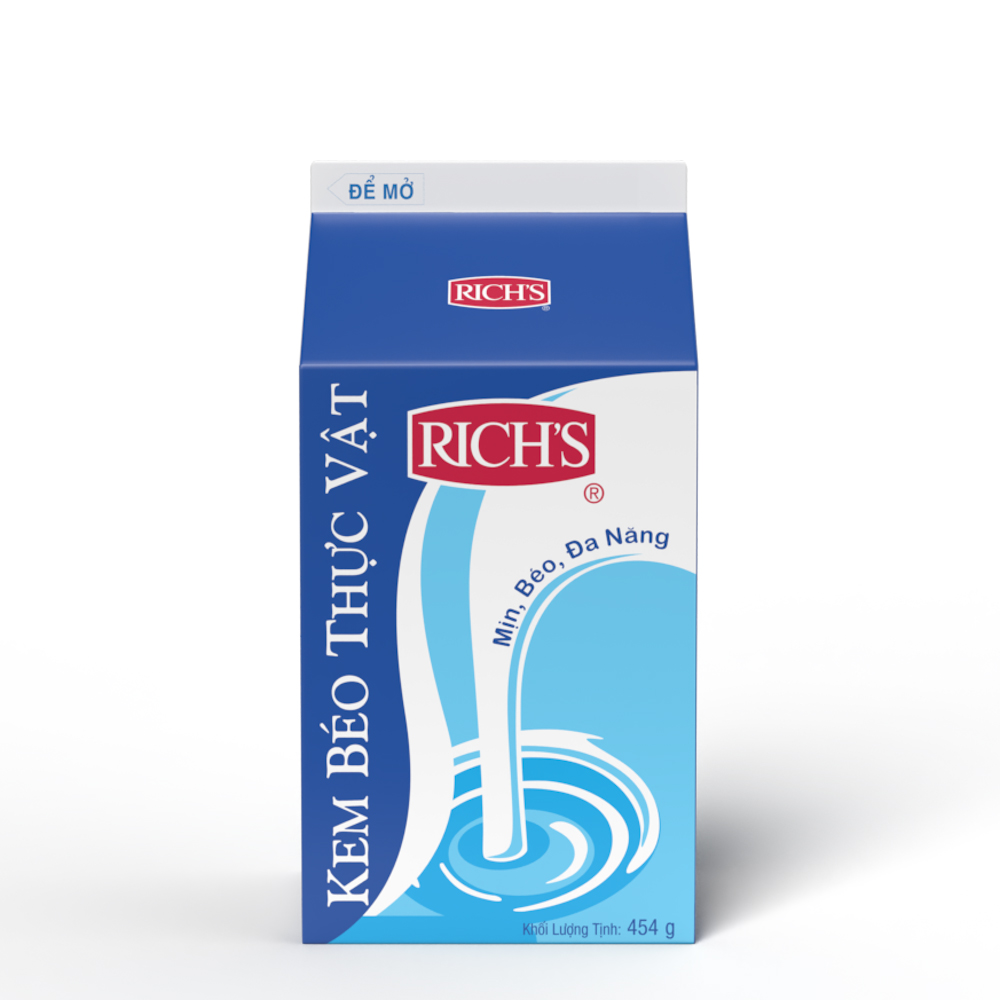 Kem béo ICEHOT Rich's hộp 454g - VỊ SỮA