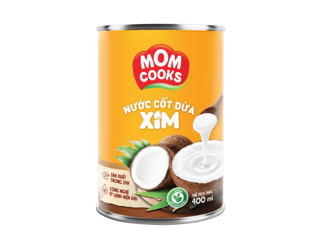 Nước Cốt Dừa Xim Mom Cooks Lon 400ml