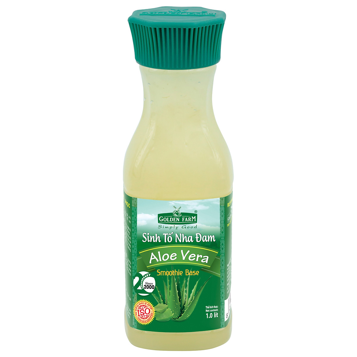 Sinh tố Golden Farm chai 1000ml - DÂU