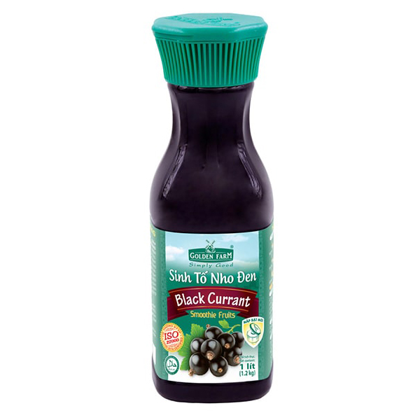 Sinh tố Golden Farm chai 1000ml - DÂU