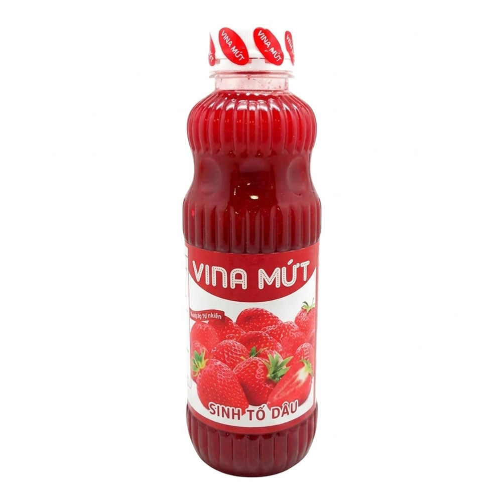 Sinh tố Vina chai 1000g - DÂU