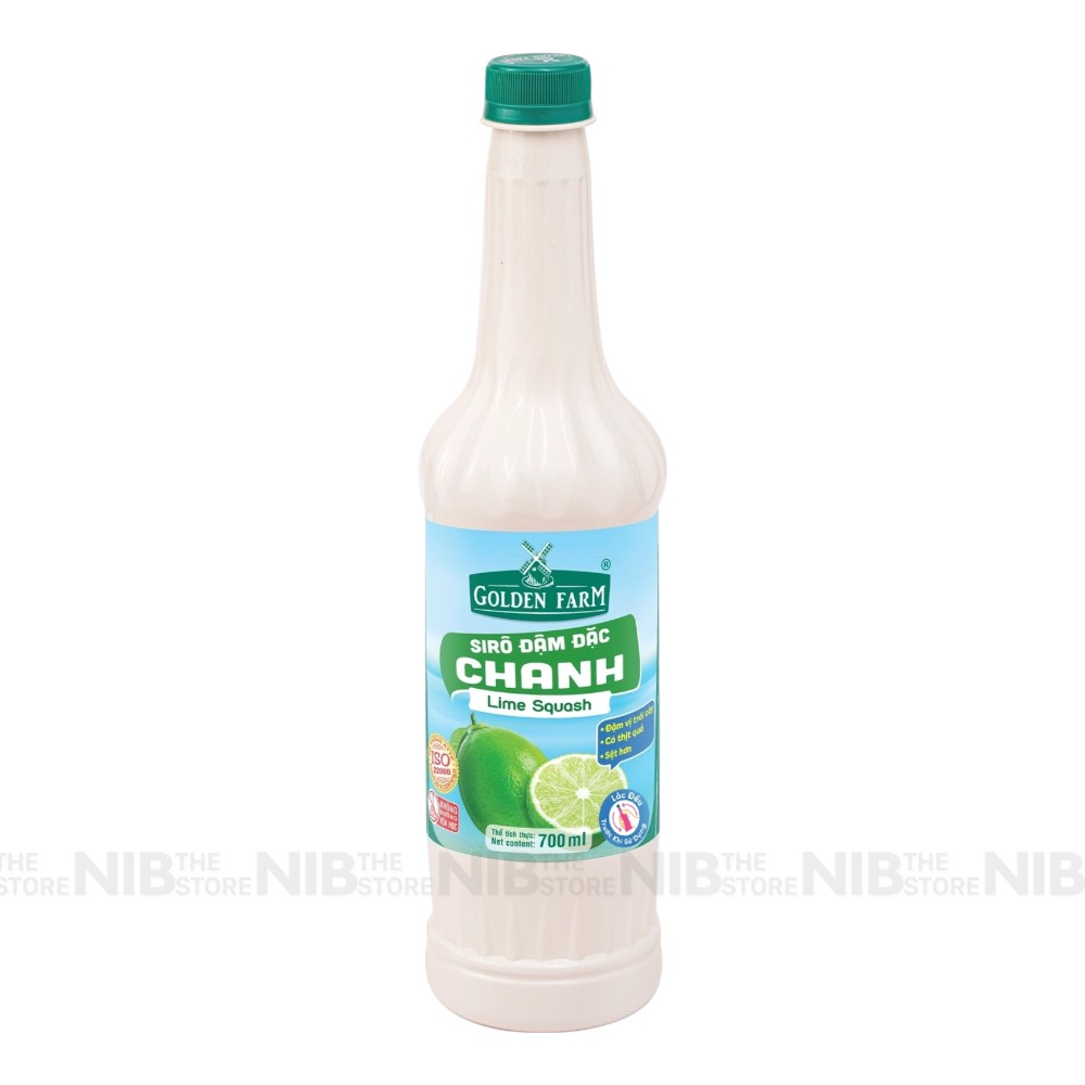 (KM) Siro Golden Farm Đậm Đặc 700ml - CHANH - giảm 4.500/chai đến ngày 15/08