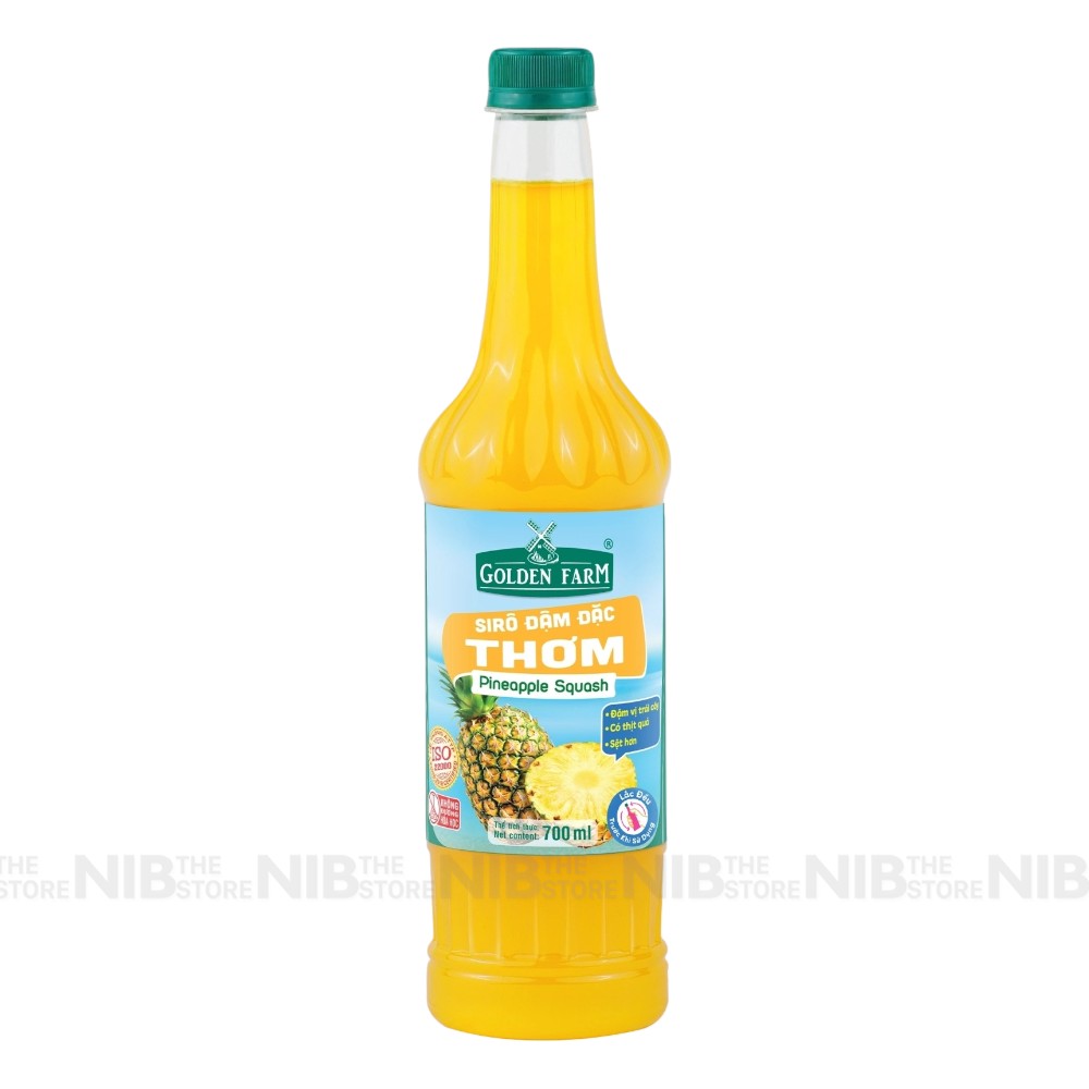 (KM) Siro Golden Farm Đậm Đặc 700ml - THƠM - giảm 4.500/chai đến ngày 15/08