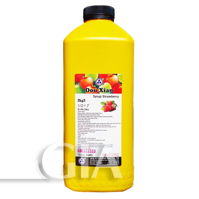 Siro Douxian hoàng kim 2.5kg - DÂU