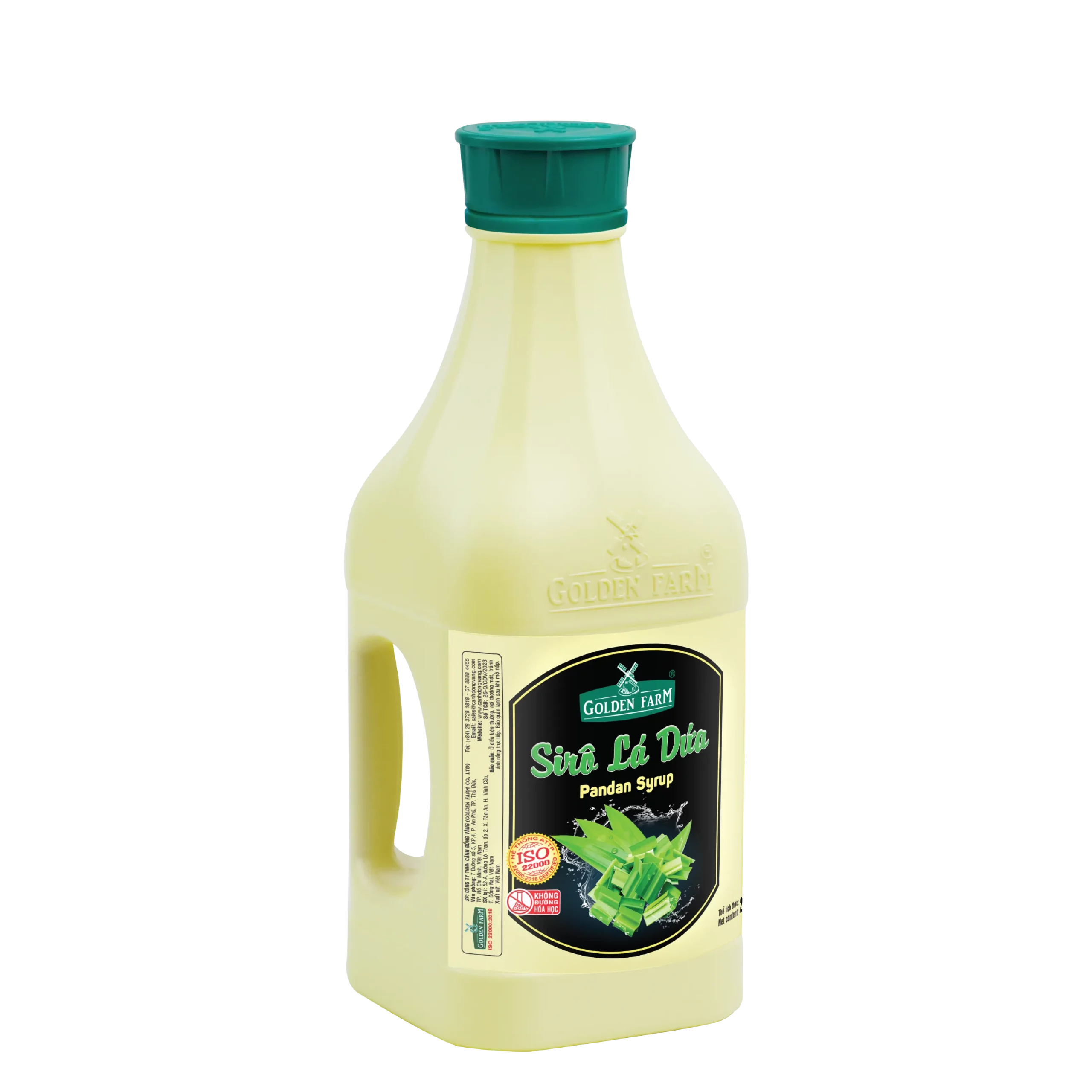 Siro Golden Farm can 2L - LÁ DỨA