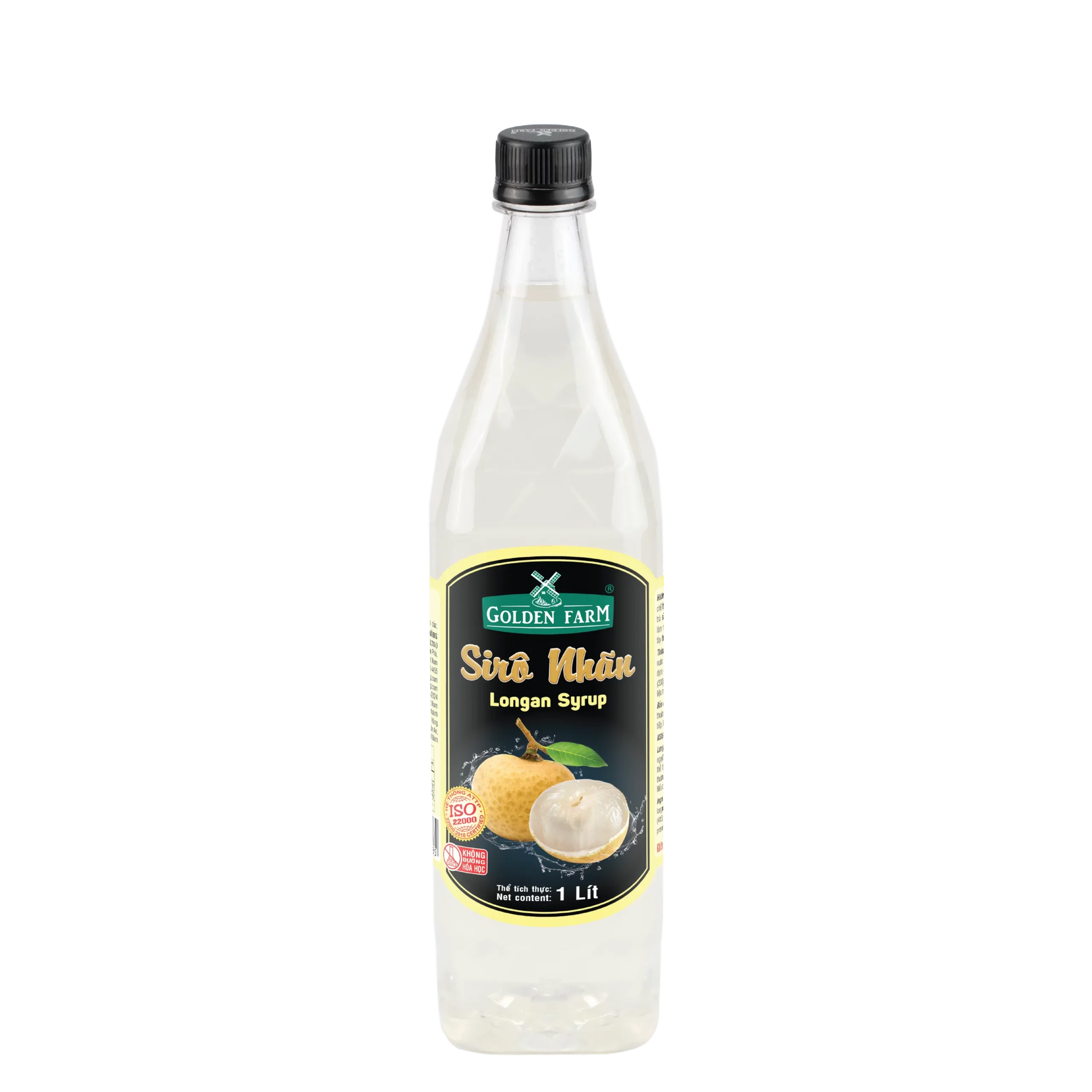 Siro Golden Farm chai 1L - NHÃN