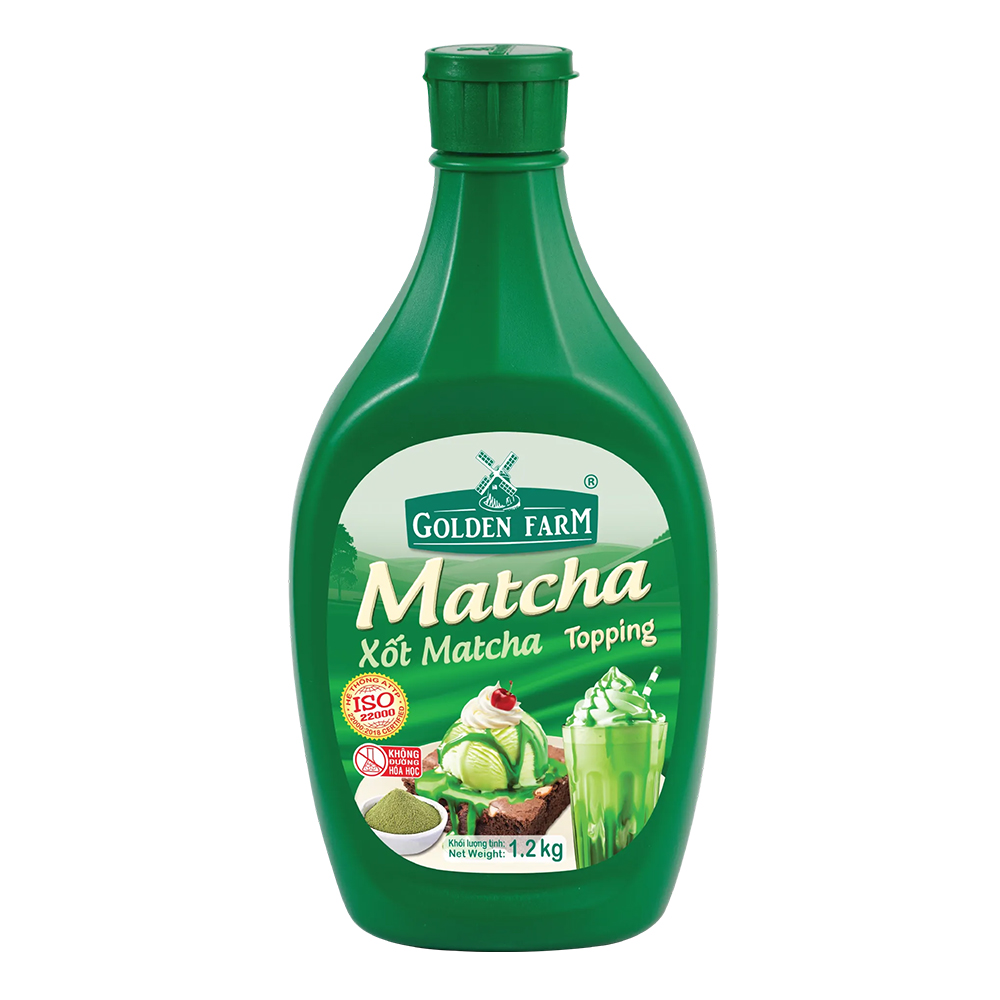 Sốt Golden Farm chai 1,2kg - MATCHA