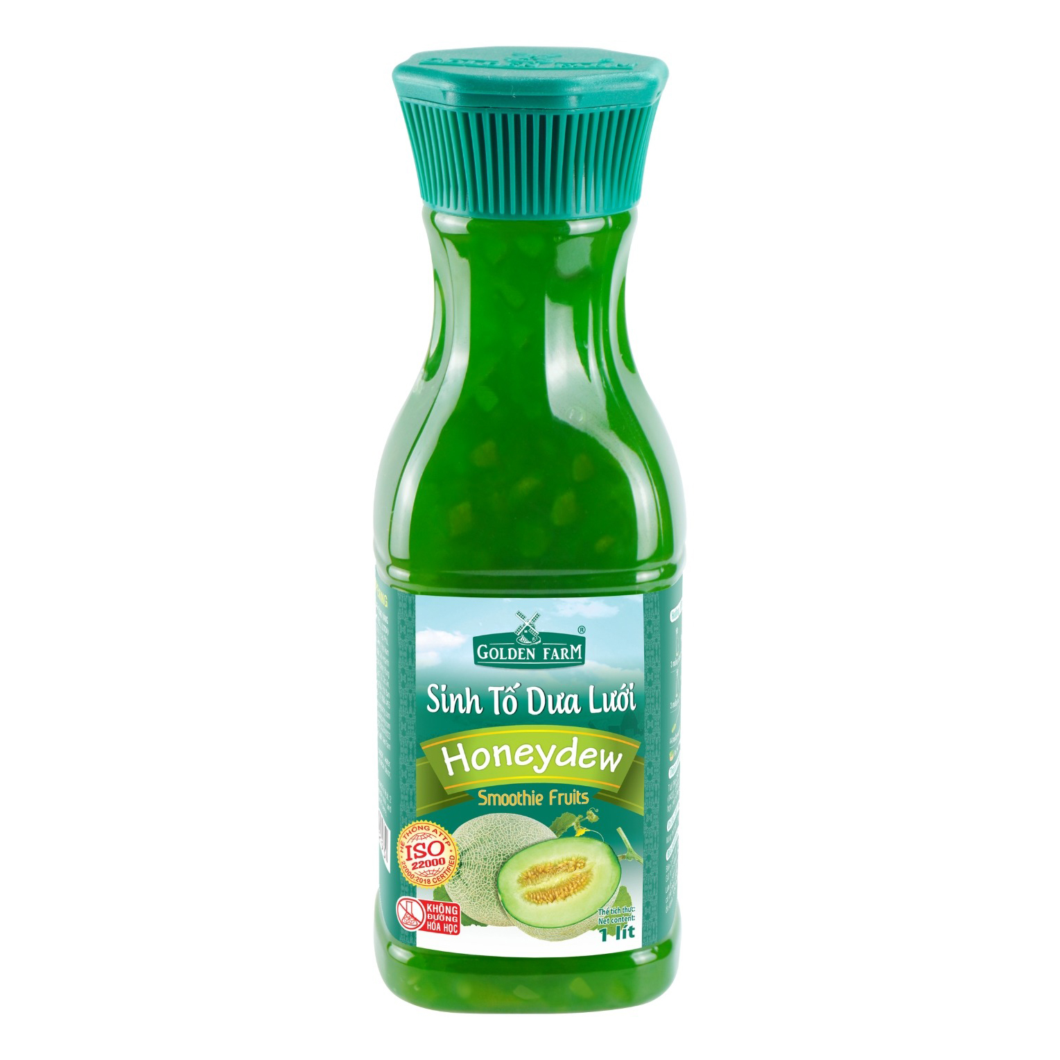 Sinh tố Golden Farm chai 1000ml - DÂU