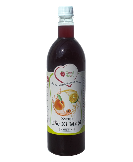 Syrup Good Heart chai 1,1L - TẮC XÍ MUỘI